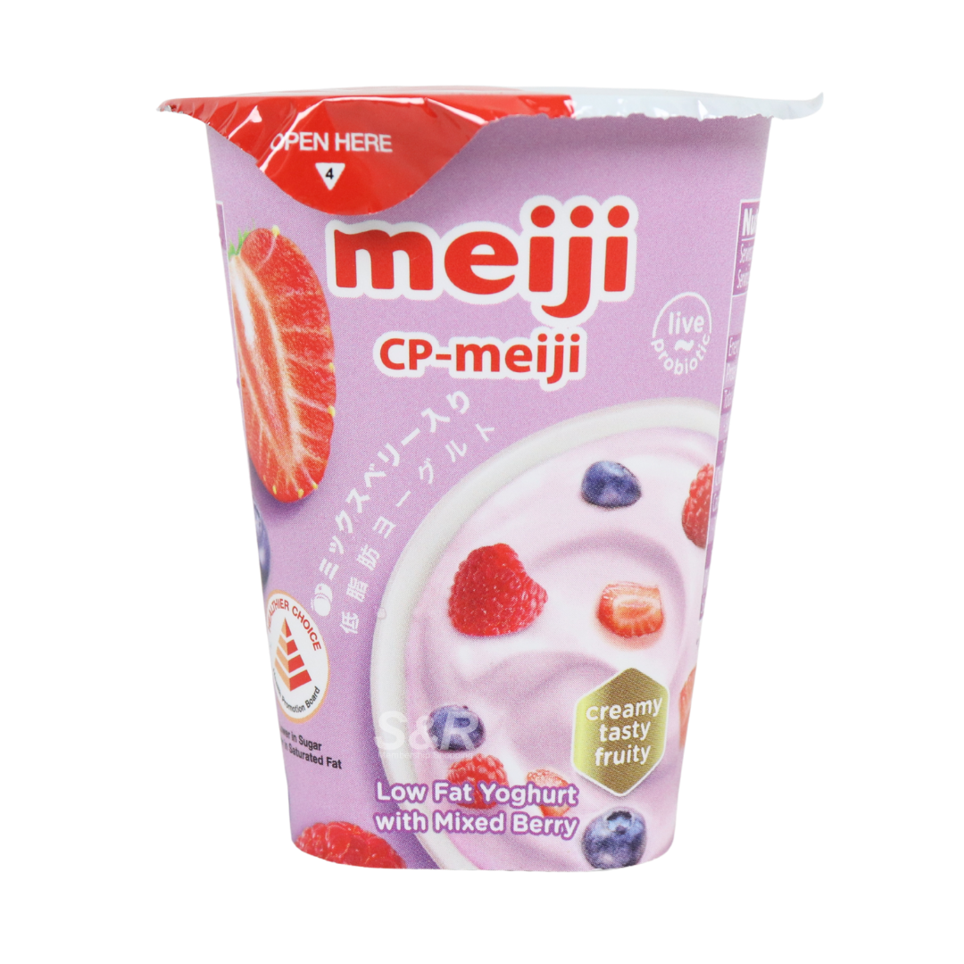 Meiji Low Fat Yoghurt with Mixed Berry 135g
